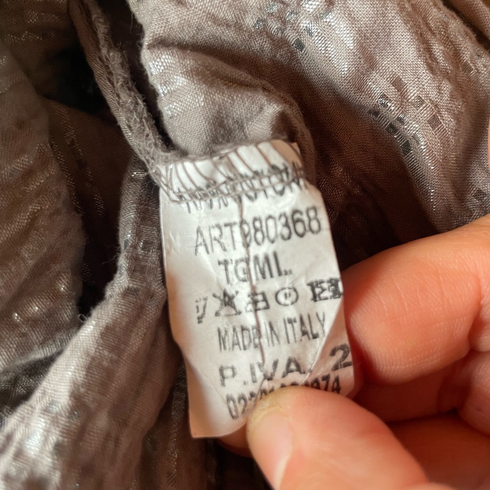 Y2K Boho Handkerchief Hem Maxi Skirt — Gray - Picture 4 of 4